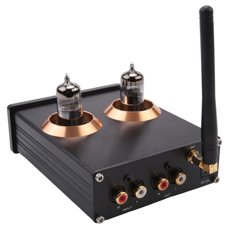 

Hifi 6J5 (Upgrade 6J1) Bluetooth 5.0 Tube Preamp Amplifier Stereo Preamplifier With Treble Bass Tone Ajustment