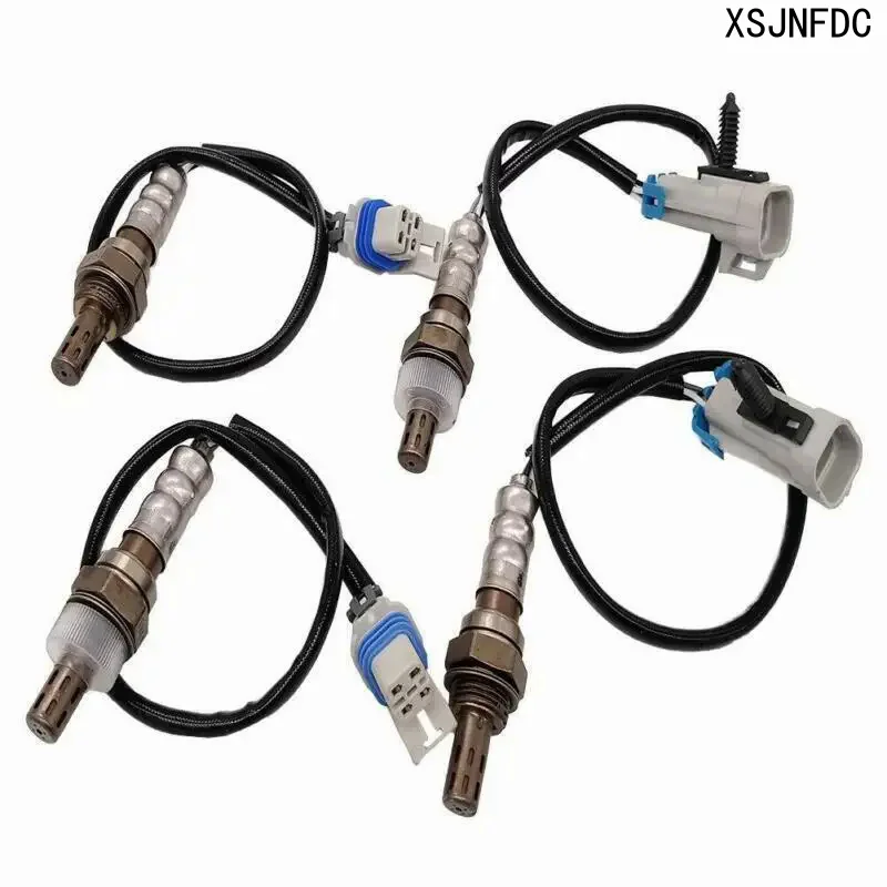 4PCS 12609457 12569429 O2 Oxygen Sensor Up+Downstream For GMC Yukon 2008-2014 Chevy Silverado 1500