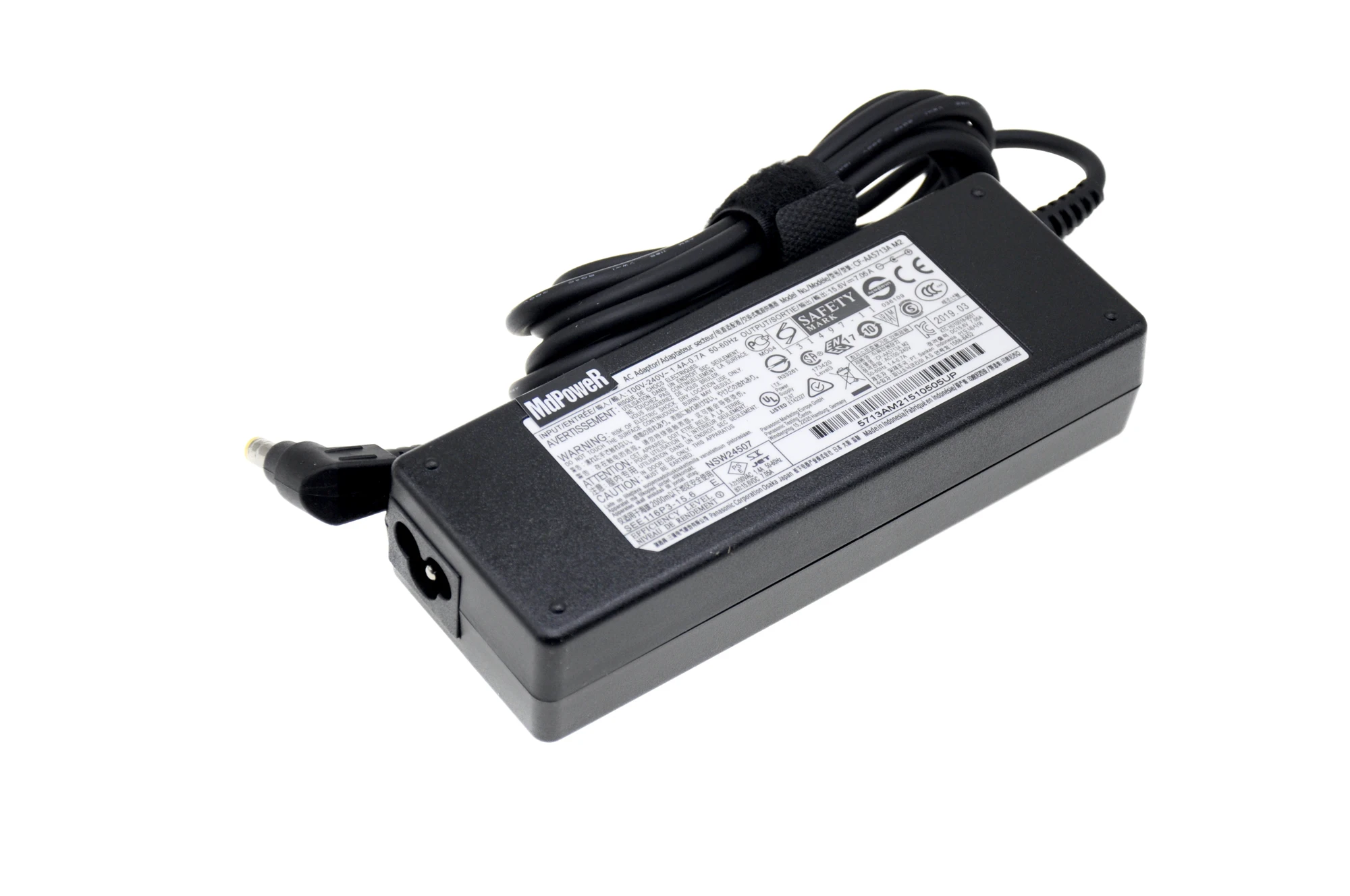 Imagem -03 - Genuine Cf-aa5713a m1 m3 7.05a j1 ac Adaptador de Alimentação 15.6v 110w Carregador para Panasonic Cf31 Cf52 Cf-53 Cf-d1n Cf-54 Cf33