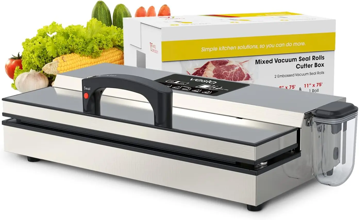 Vesta Precision Vac'N Seal Pro Ii Vacuum Sealer - Smart Seal Design, Full Speed Operation, Effortless Heavy Workload, Patented