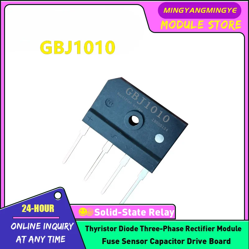 GBJ1510 GBJ1010 GBJ2010 GBJ2510 GBJ3510 GBJ5010 NEW ORIGINAL Single-phase rectifier bridge IN STOCK