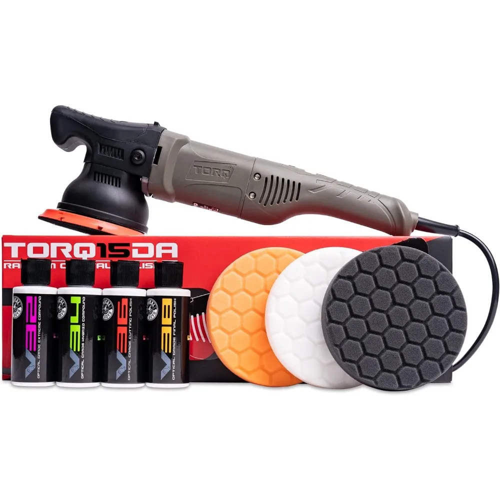 

Chemical Guys TORQ15DA 15MM Long-Throw Random Orbital Polisher Kit, Digital Display, (Safe for Cars, Trucks, SUVs, & More) 900W