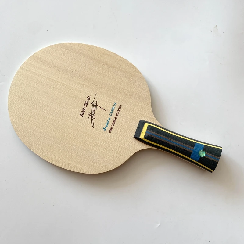 Professional Carbon Fiber Table Tennis Racket 5PLY Wood Plus 2 AC Offensive Long Handle Ping Pong Blade for Sports Fitness view 2