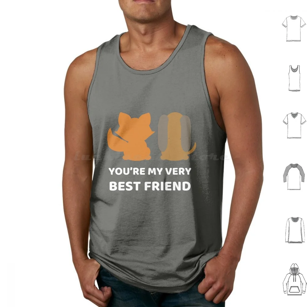 Fox & The Hound Tank Tops Vest Sleeveless Fox And The Hound Animation Todd Copper