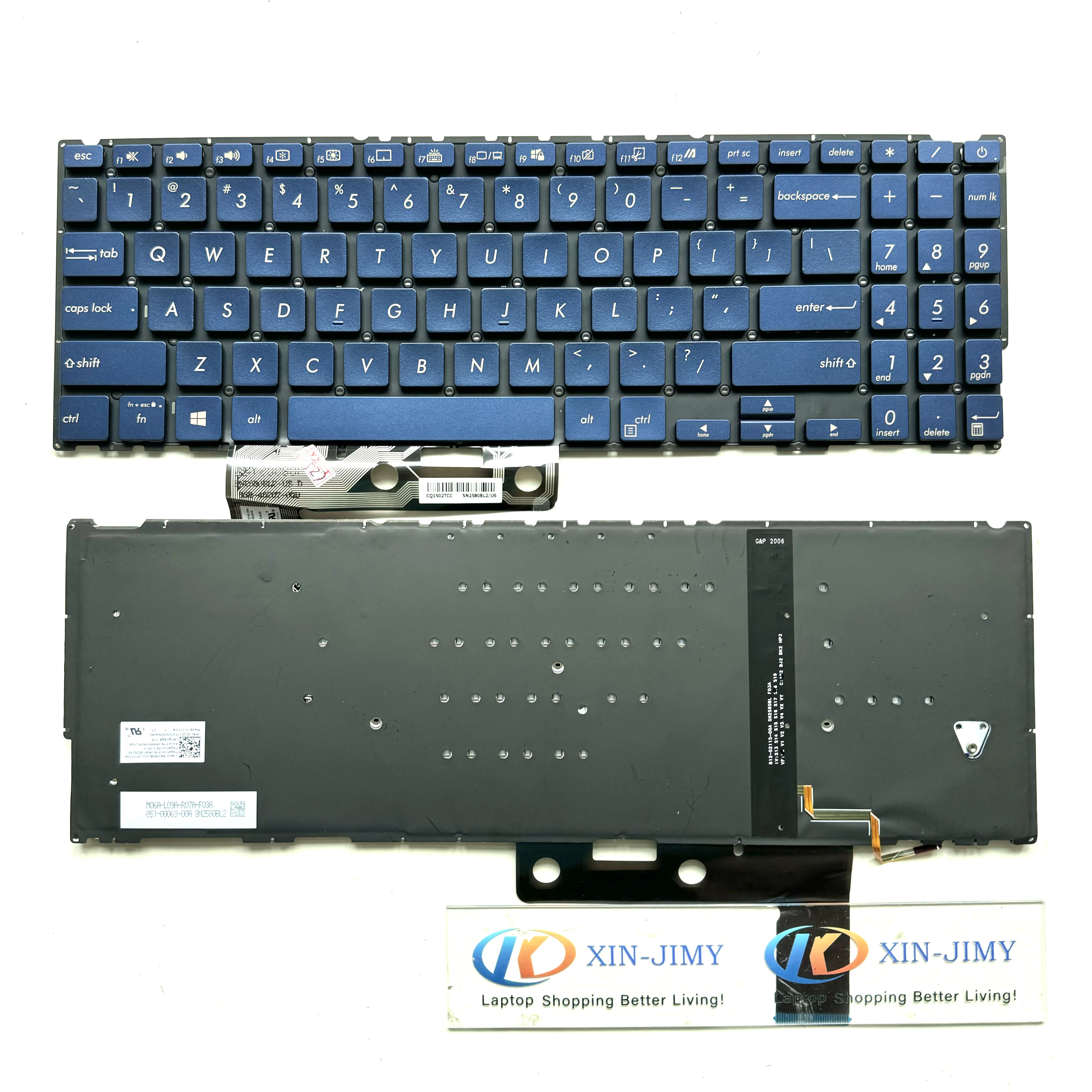 

Подсветка для ноутбука XIN-Ru-US клавиатура для Asus ZenBook UX533 UX533F UX533FD UX533FN UX533FD UX533FN UX533FN UX534FA UX534FAC UX534FT UX563FD