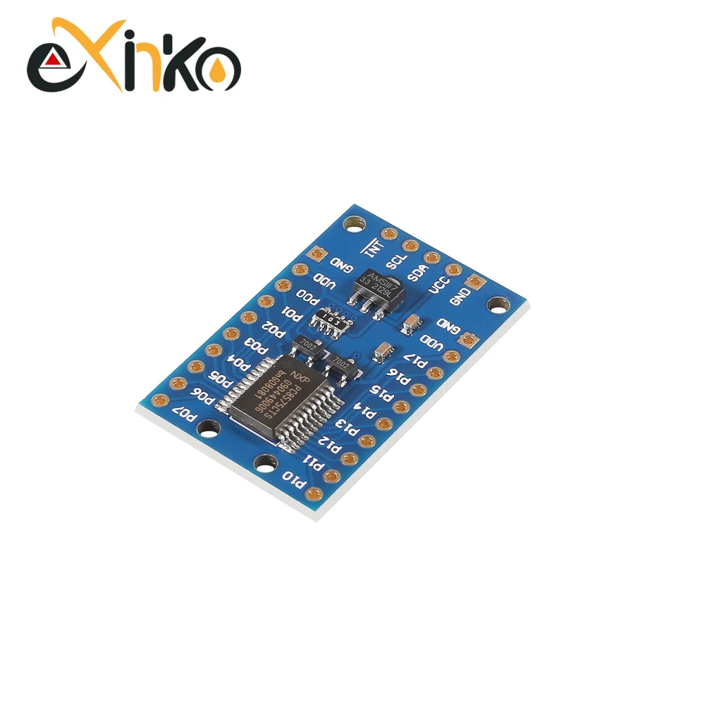 1-10PCS PCF8575 Module Expansion IO port Expander board DC 2.5-5.5V I2C communication control 16 IO ports For Arduino