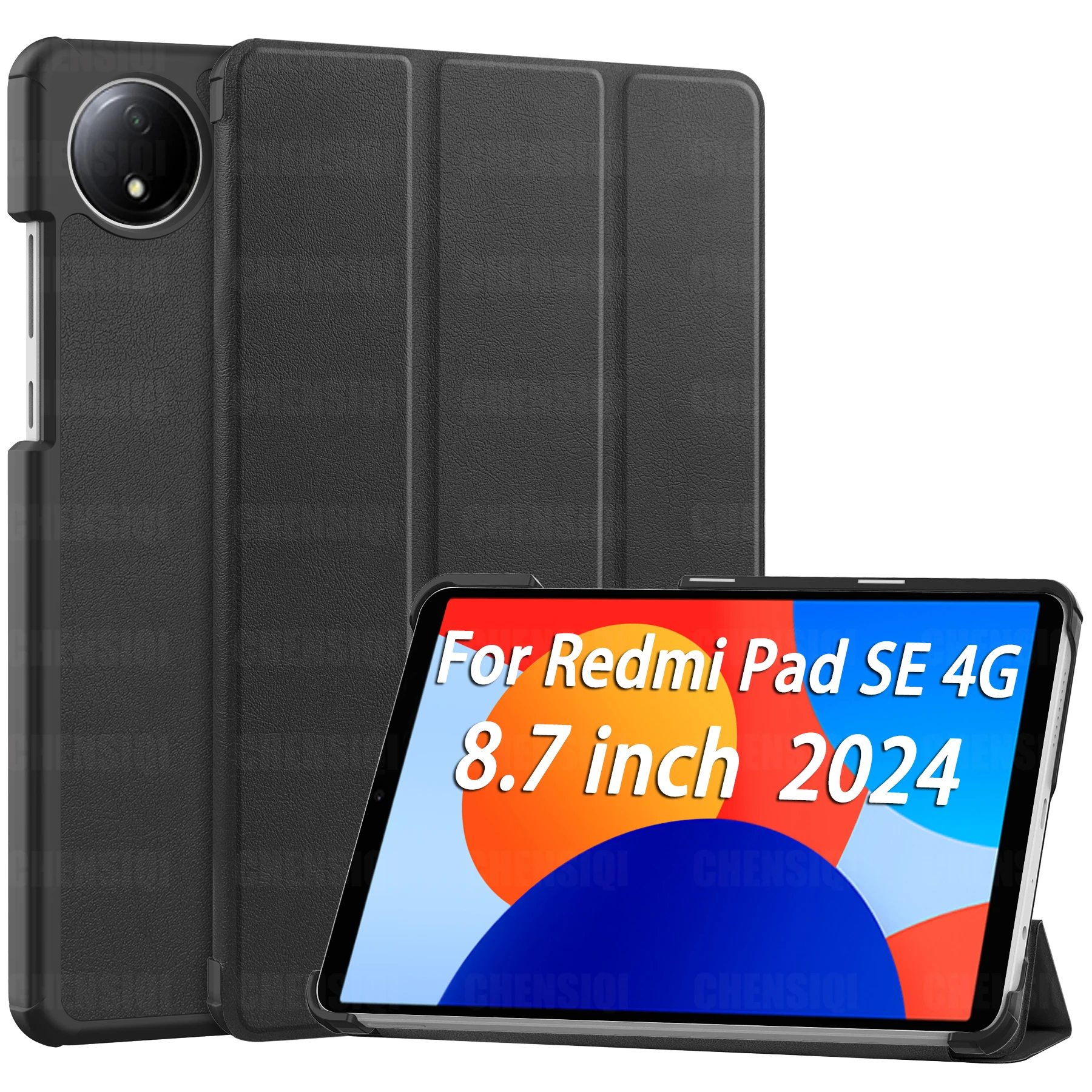 

Case for Xiaomi Redmi Pad SE 4G (8.7 Inch) 2024 Released Light Thin PU Leather with Stand Function Tablet Protective Cover