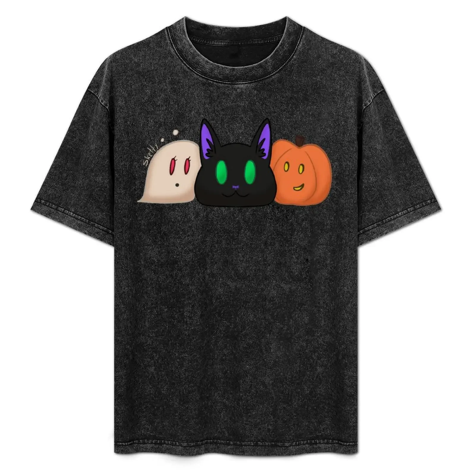 

Spooky Scary Round Friends T-Shirt man t shirt cotton essential t man graphic man summer T-Shirt