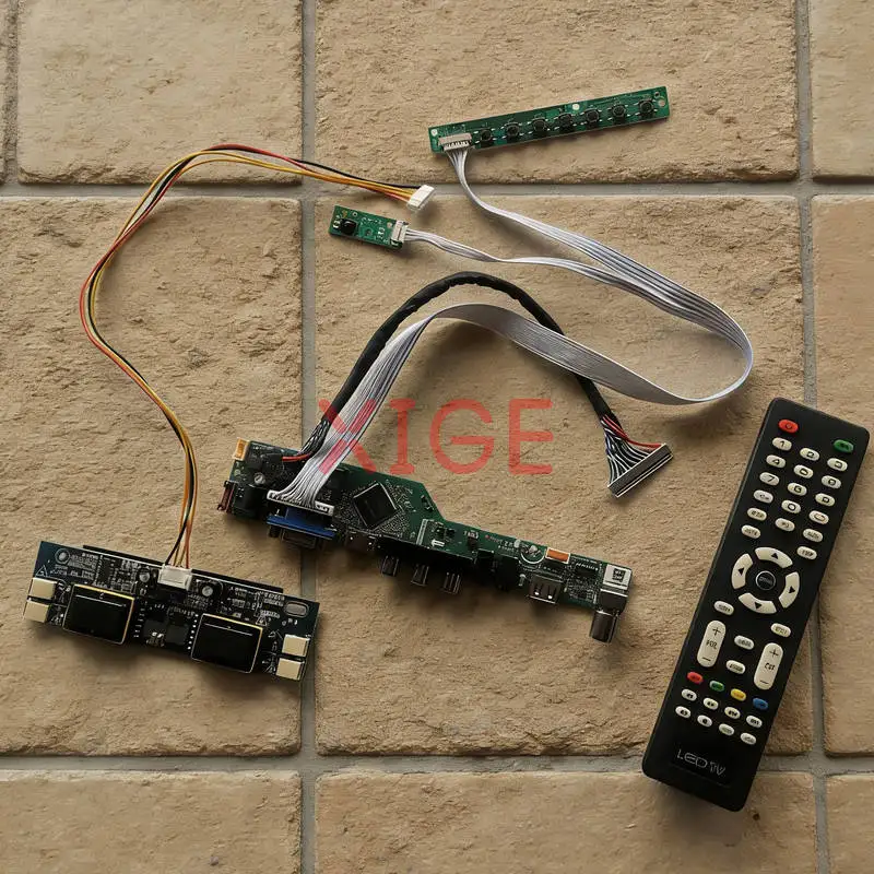 

For M170EU01 M170EN07 M170EG01 M170EG02 Screen Drive Controller Board Kit 1280x1024 4-CCFL 1280*1024 30 Pin LVDS USB+AV+VGA+HDMI