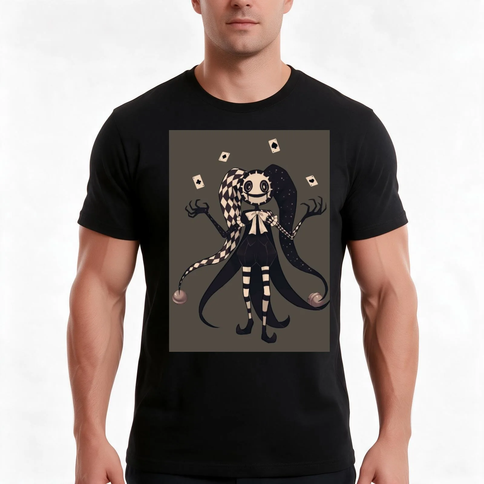 lobotomy corporation T-Shirt Summer Casual Cotton Tee Oversized Streetwear Tops Vintage Graphic Print Loose Fit Short Sleeve