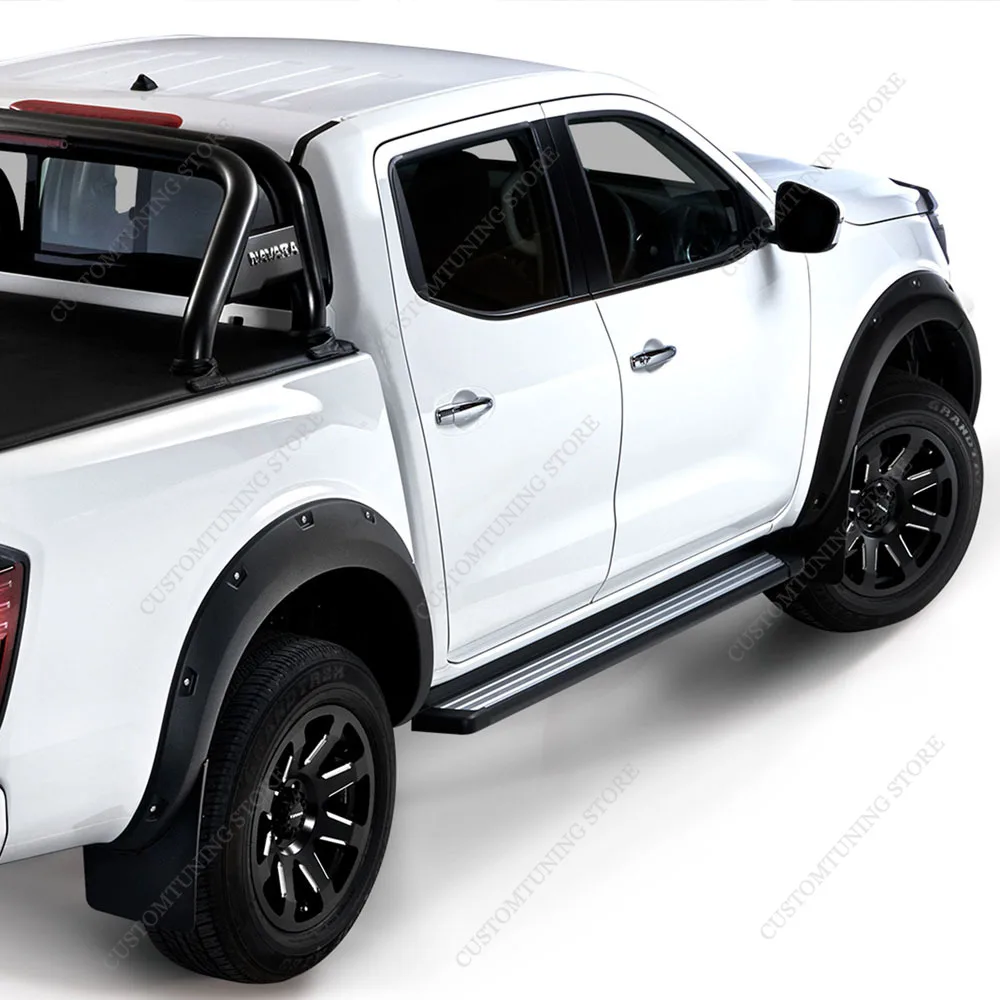 For Nissan Navara MK3 Wheel Arch Fender Flares Mudguards Navara NP300 2.3DCI 4-Door 2021-2024 Facelift Fender Flares Tuning