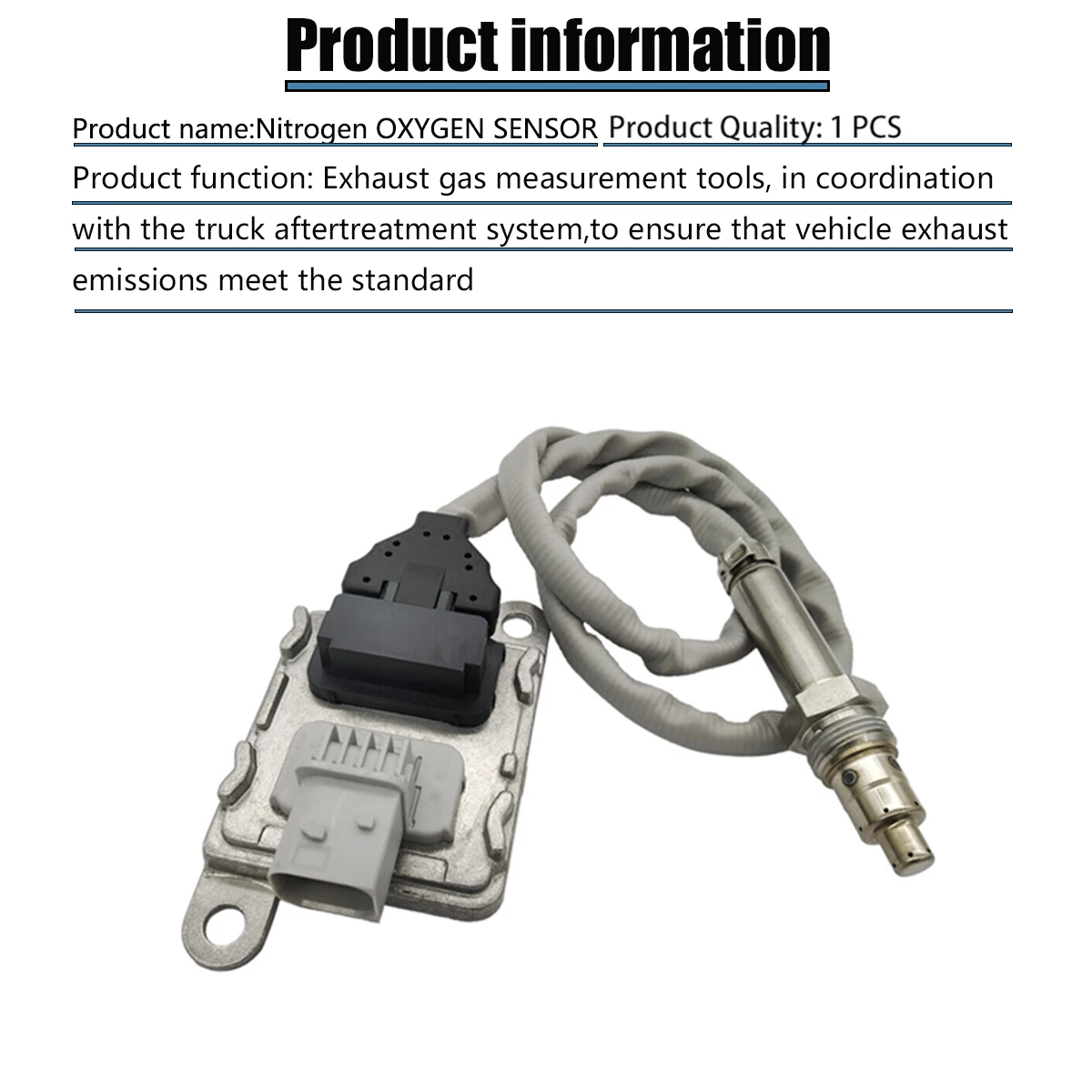 A0101538128 Nitrogen Oxide Nox Sensor For Mercedes-Benz Detroit Diesel 5WK97403 A2C98009700 RA0101538128