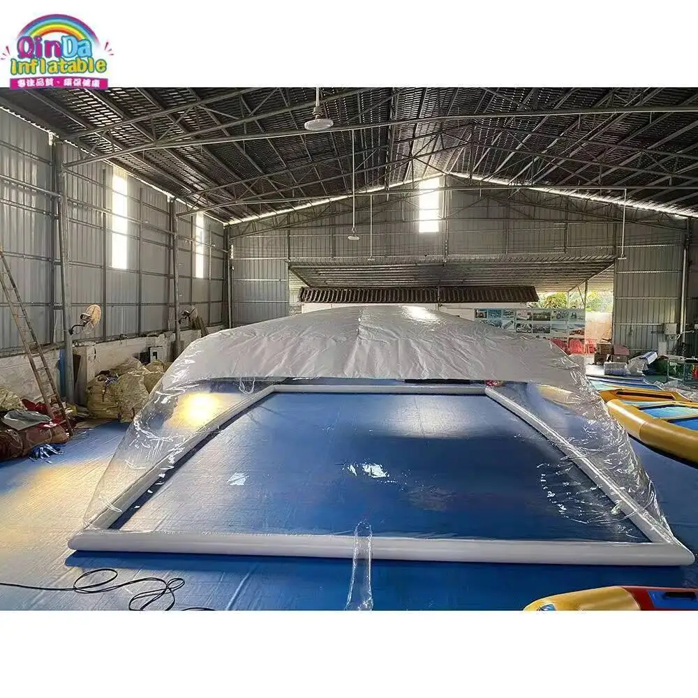 Barraca inflável personalizada da abóbada da piscina da barraca nova da cobertura da piscina da forma para a família
