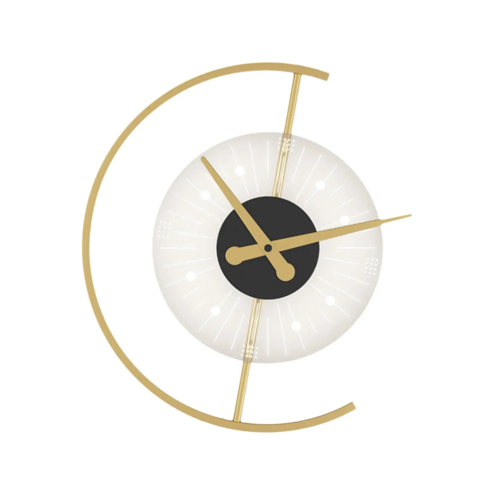 Nordic Clock Wall Lamp Warm Light Wall Lighting Fixtures LED Wall Light for Office Aisle Loft Living Room Bedroom