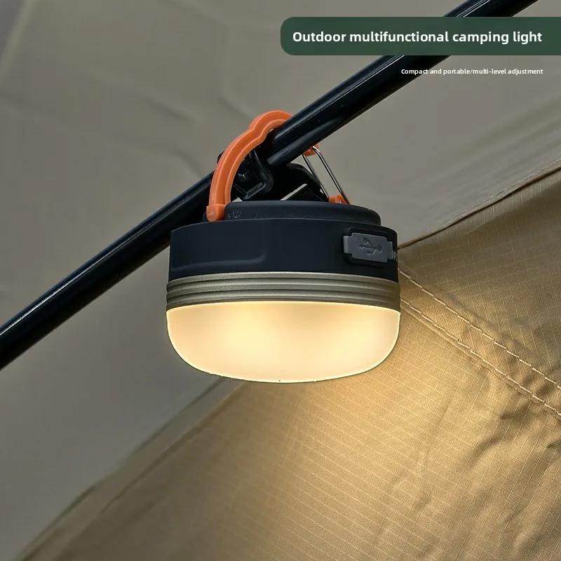 

‌Portable Multi-functional LED Camping Light: Super Bright, USB Rechargeable w/ Adjustable Modes for Tents & Outdoor Use