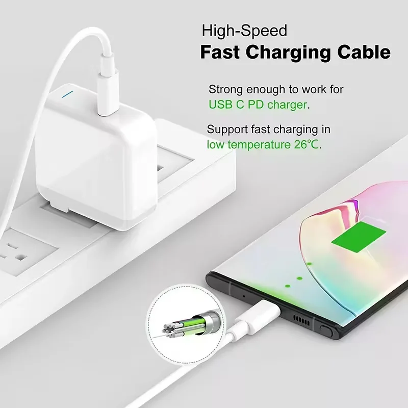 USB C to C Fast Charging Cable1 Rice, C to USB C Charging Cable (Matching1 An Adapter) Applicable Apple iPhone 15-17, MacBook Pr