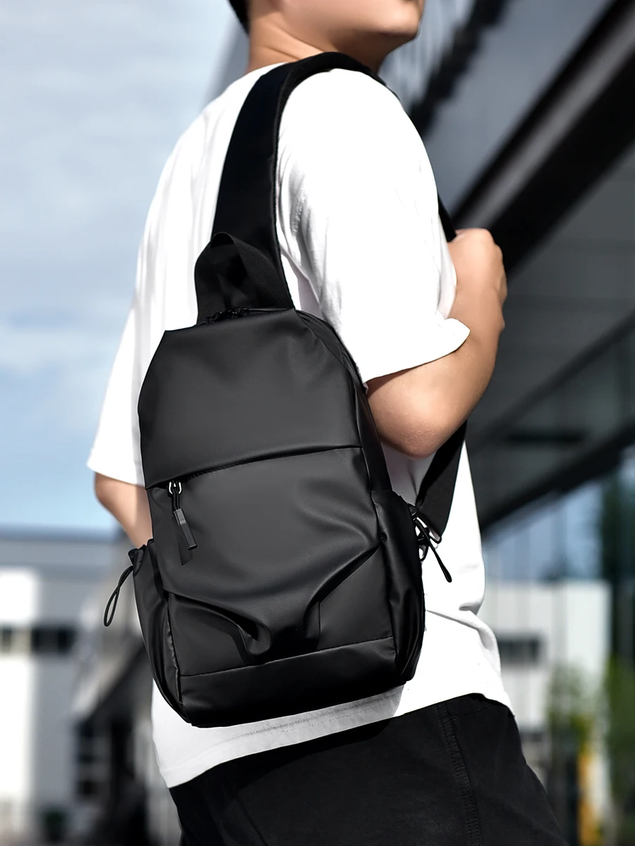 

Мужская нагрудная сумка Casual Personali, модная, компактная, повседневная, на плечо, осень-зима, новая, из нейлона