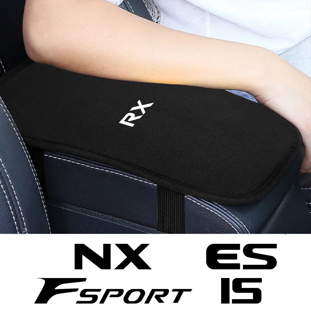 Car Armrest Mat Pad For Lexus RX 330 NX 300h Fsport IS ES CT200h Auto Center Console Arm Rest Cushion Hand Supports Protective 