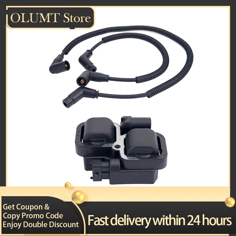 Motorcycle Ignition Coil Spark Plug Wire Cap For Can-Am Commander Outlander Renegade T650 Max 800 800R 500 570 T 650 1000 1000R