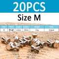 20 piezas M Vacías