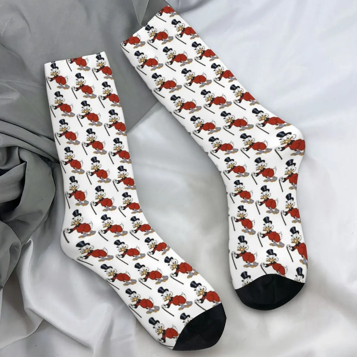 

Скрудж Макдак дядя аниме чулки Дональд Дак узор забавные носки осенние носки против пота взрослые мужские спортивные носки для бега