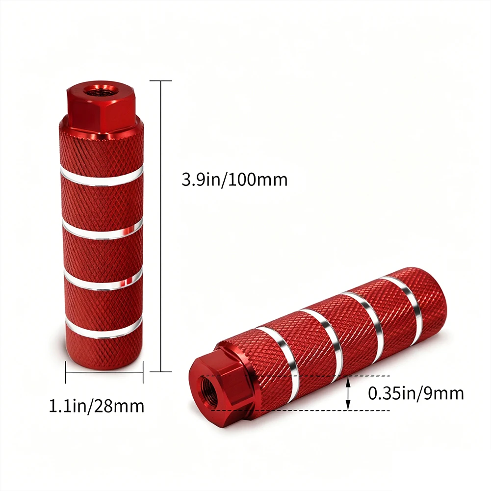 Cycling Foot Posts Footpost Anti-slip Pedals For Front And Rear Axles Enhanced Grip And Stability Robust Dimensions