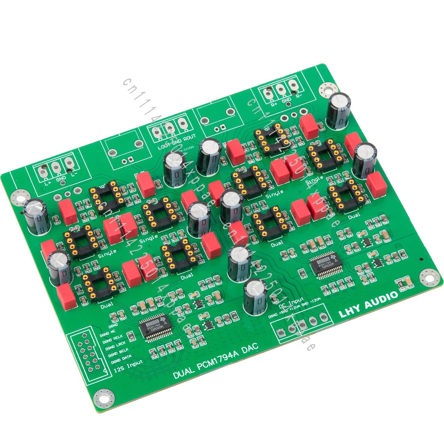 24Bit 192K PCM1794 Dual PCM1794A DAC Balanced Decoder Board USB Coaxial Fever HiFiDIY Kit