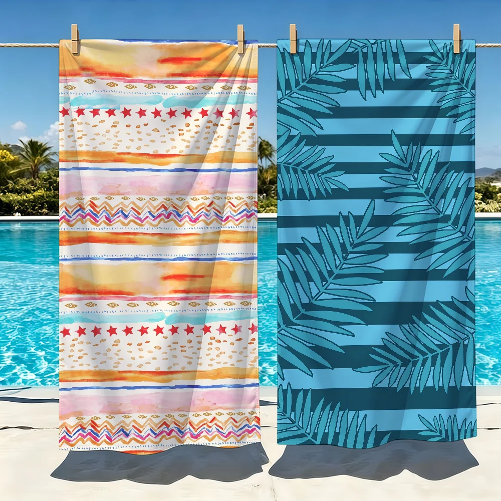 상쾌한 해변 휴양 타월, 대형 부드러운 초흡수성 속건 - Beach Towel Large 리뷰 및 가격