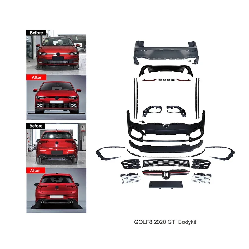 

Factory hot salesUpgrade Body Kit Facelift Car REAR BUMPER ASSY Used for 8 2020 Upgrade 8 2020 GTI Series