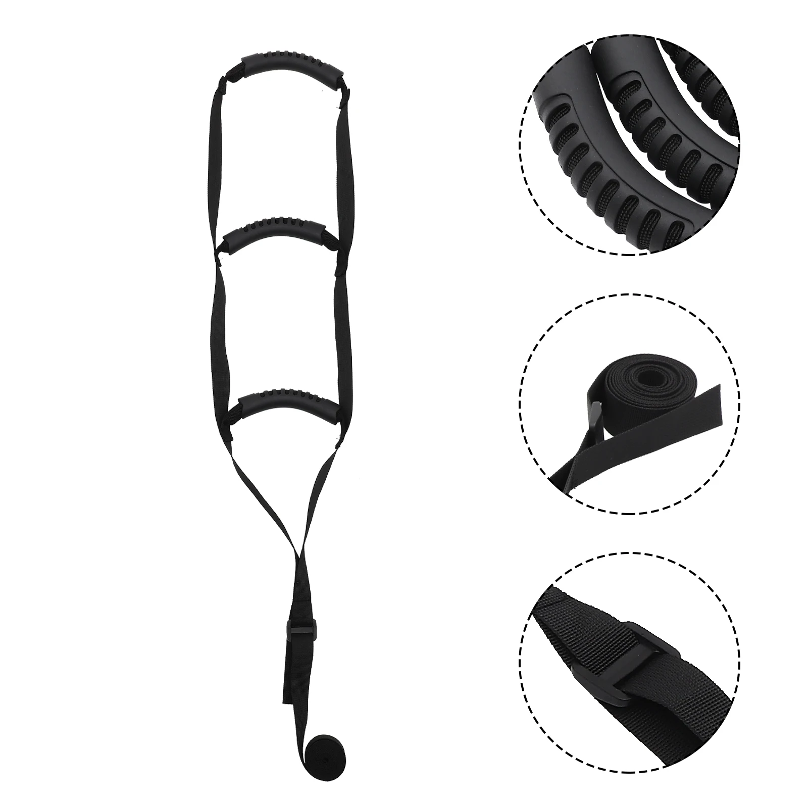 

Bed Ladder Get up Aid Rope Adjustable Length Physiotherapy Elder Supplies Non Slip EVA H Foldable Lightweight Portable Home