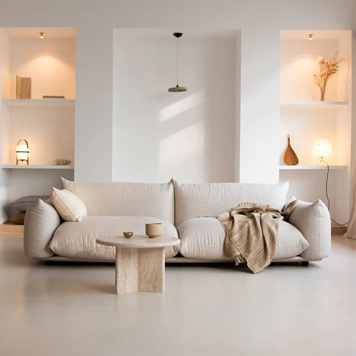 퍼프 단면 소파, 유럽 북유럽 디자인, 3 인승 소파 콩 가방, 모듈식 단면 게으른 뮬, 호거 거실 가구 