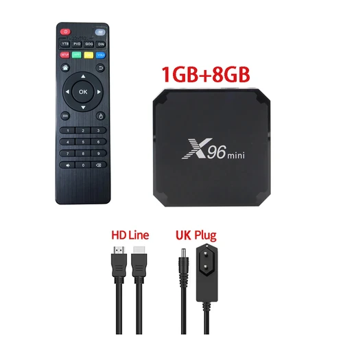 Imagen 2 del producto Original X96 mini Android 11,0 Smart TV Box Quad Core 2GB 16GB WiFi reproductor multimedia X96mini decodificador 1G 8G