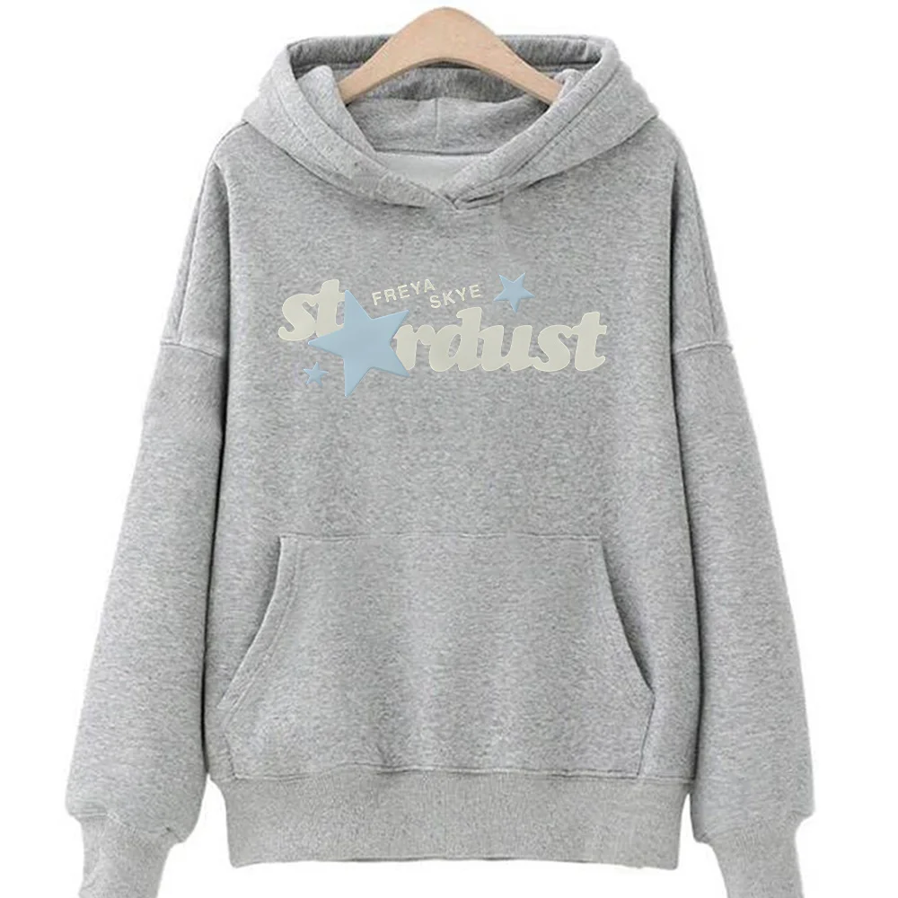 Freya Skye Stardust Hoodie für Männer und Frauen, Neuer Langarm-Pullover, Herbst-Winter-Mode, Lässige Kleidung, Lockerer High-Street-Pullover – Detail 10