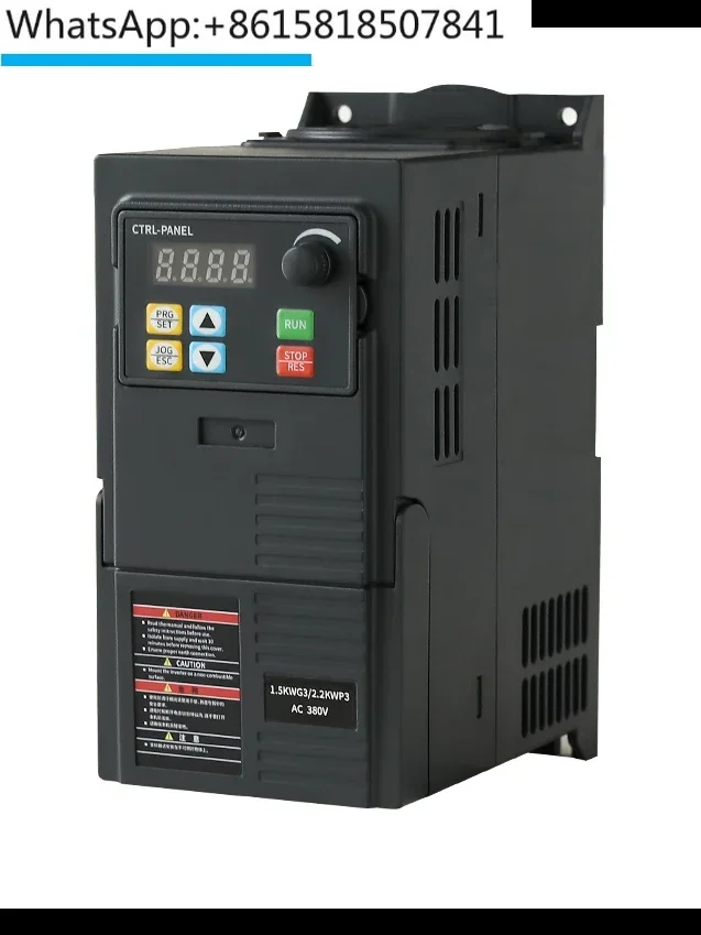 Fan and water pump universal frequency converter three-phase 380V5.5KW/7.5KW/11KW motor speed controller single-phase 220V