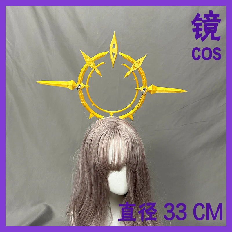

Anime Honkai: Star Rail Sunday Cosplay Aureole Headdress Model Cartoon Headwear Mascot Hair Clasp Prop Accessory Ornament Gift
