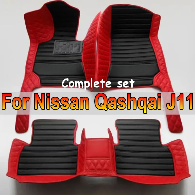 

Автомобильные коврики с левым рулем для Nissan Qashqai J11 2023 2022 2021 2020 2019 2018 2017 2016 2015 2014 Ковры Защитные аксессуары Коврики