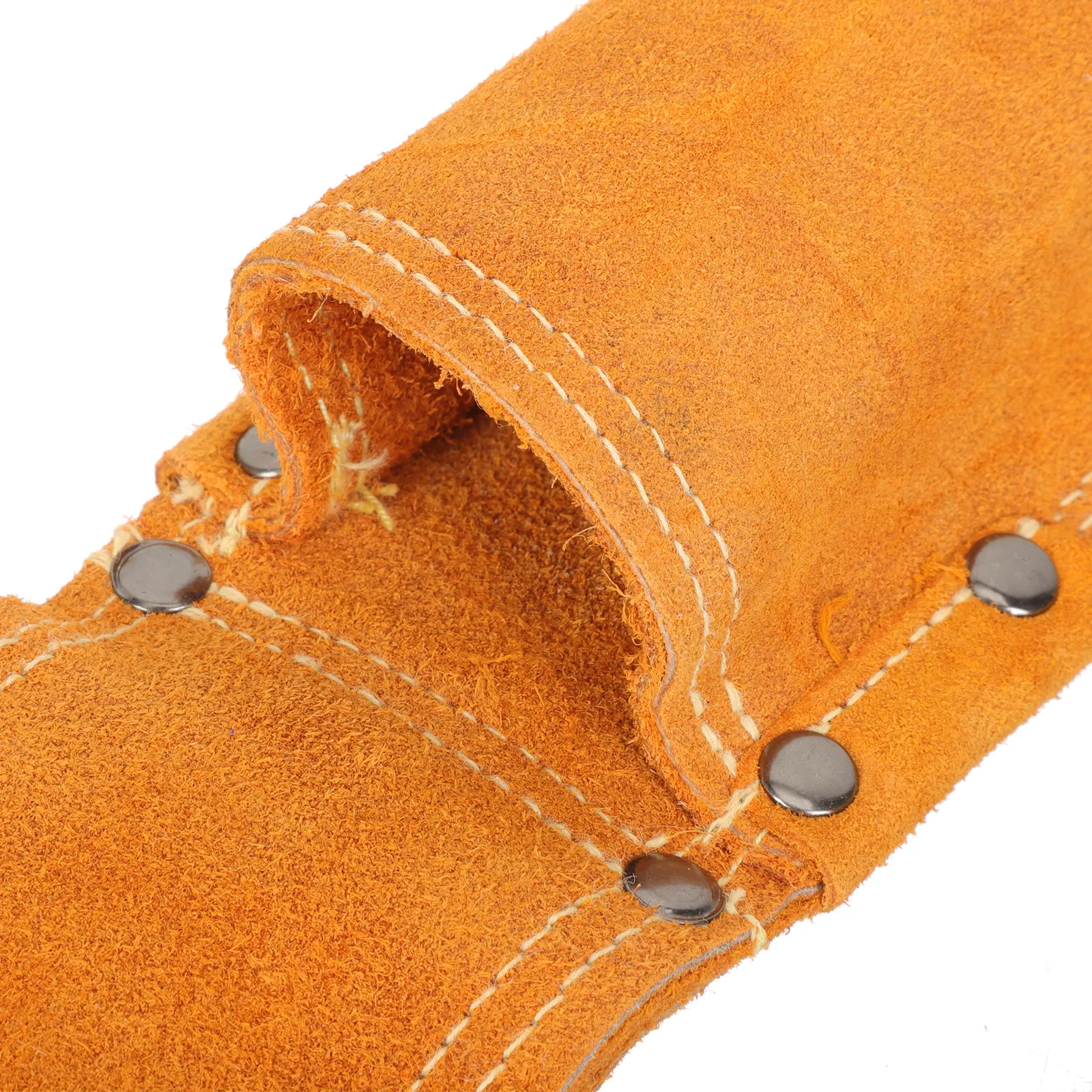 

Ergonomic Adjustable Welding Rod Holder Pouch Dual-Layer Wear-Resistant Cut-Resistant Waist Bag for Efficient Electrode Storage