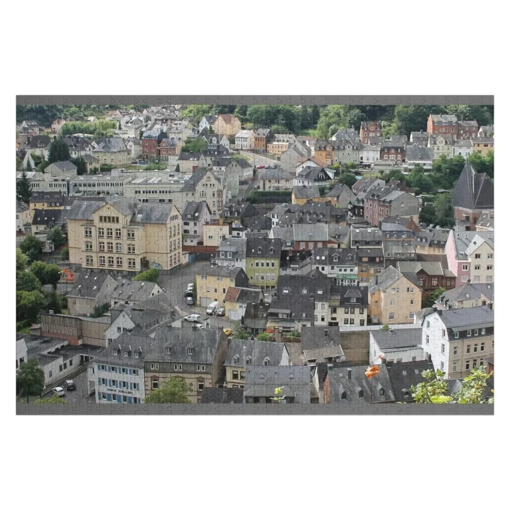 

Downtown Idar-Oberstein Jigsaw Puzzle Name Wooden Toy Photo Personalized Gifts Customizable Gift Puzzle