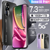Global Version Reno 10 Pro SmartPhone 7.3 Inch 5G Cell Phone  Original Dual Sim Android14 Unlocked 7800mAh 10 Core Super Phone