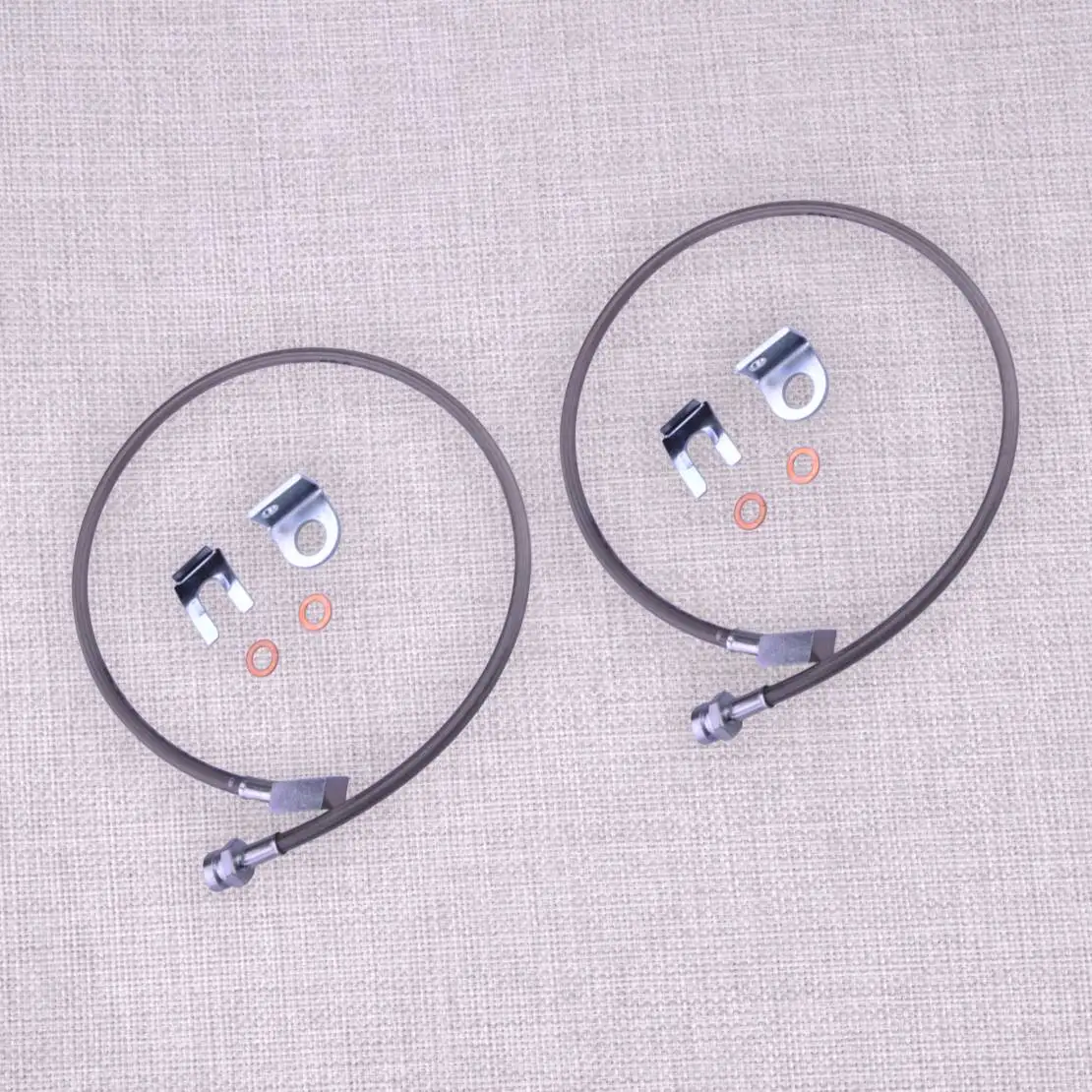 

89702 Передний расширенный плетеный тормозной шланг, подходит для Jeep Cherokee XJ Wrangler YJ TJ Unlimited LJ