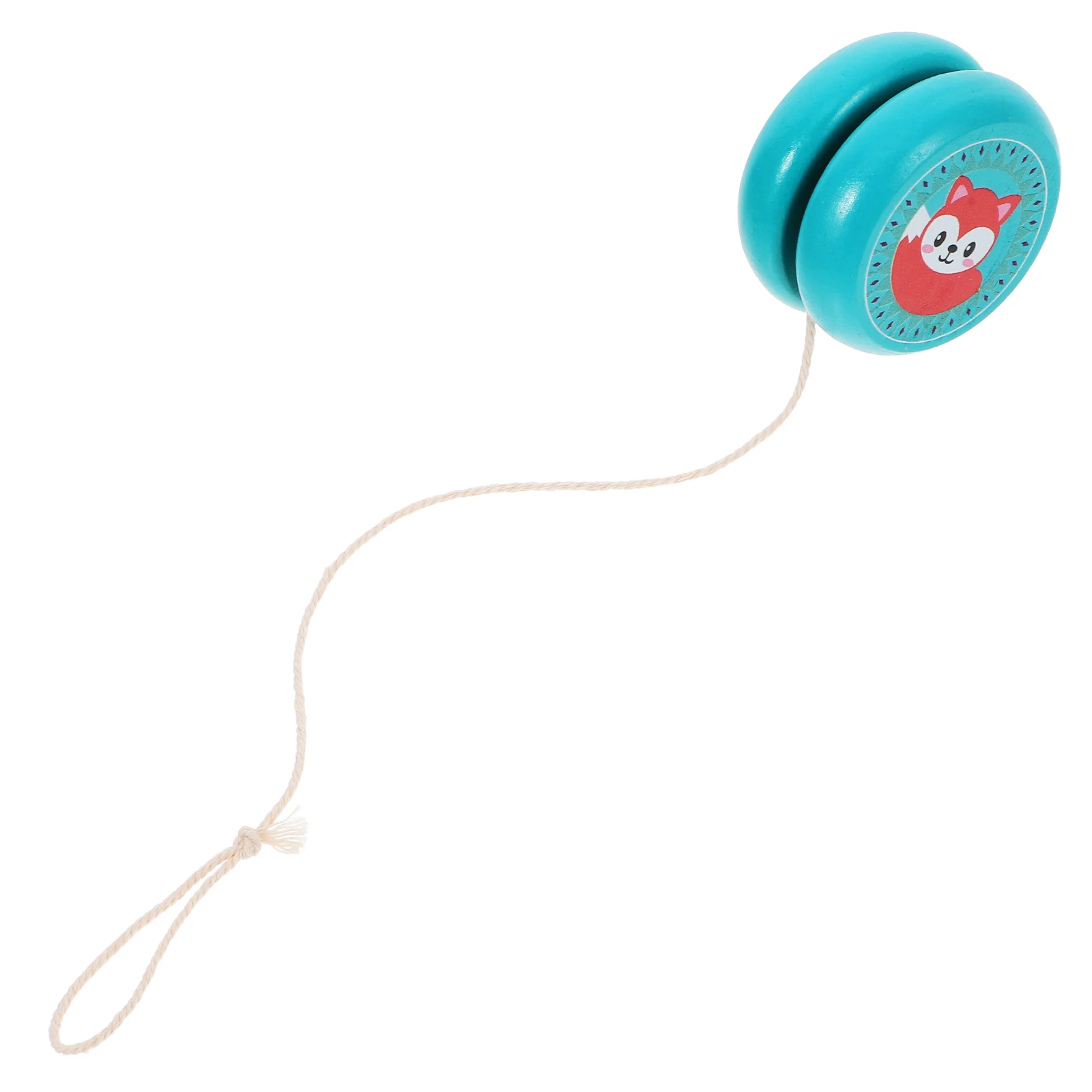 

Профессиональный деревянный детский мяч для начинающих на кончиках пальцев в стиле лисы, маленький шариковый йойо для игр на открытом воздухе, любителей подарков