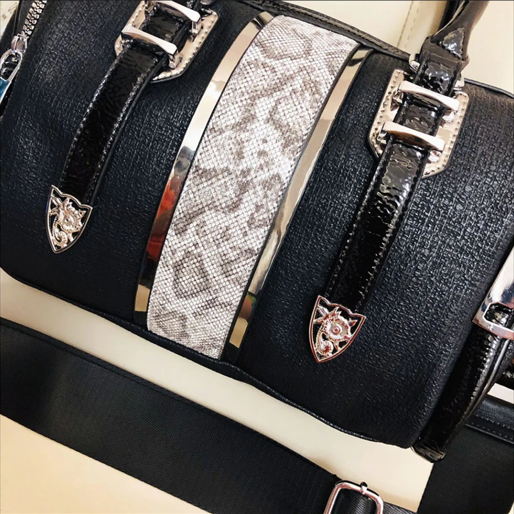 Famous Designer Brand Bags Women Leather Handbags 2023 New Luxury Ladies Hand Bags Purse Female Fashion Serpentine Shoulder Bags