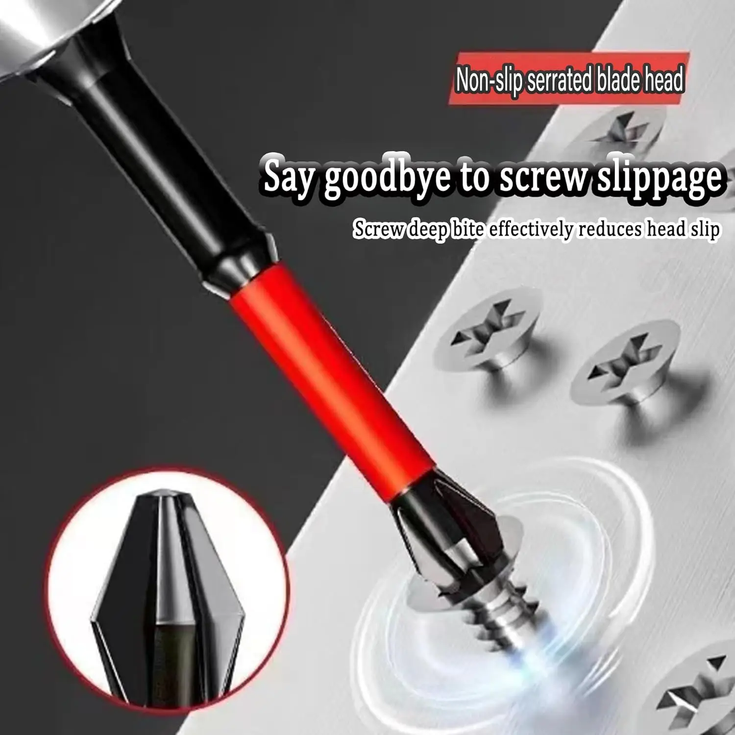 Magnetic Screwdriver Bit PH2 25-150mm Phillips Impact Driver Bits Anti-Slip Shock-Proof Electric Hand Drill Tools for Wood Metal
