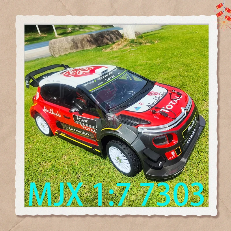 

Meijiaxin 1:7 7303 Citroen большой раллийный автомобиль C3 Flat Run, бесщеточный пульт дистанционного управления, внедорожная радиоуправляемая модель, сильная мощность