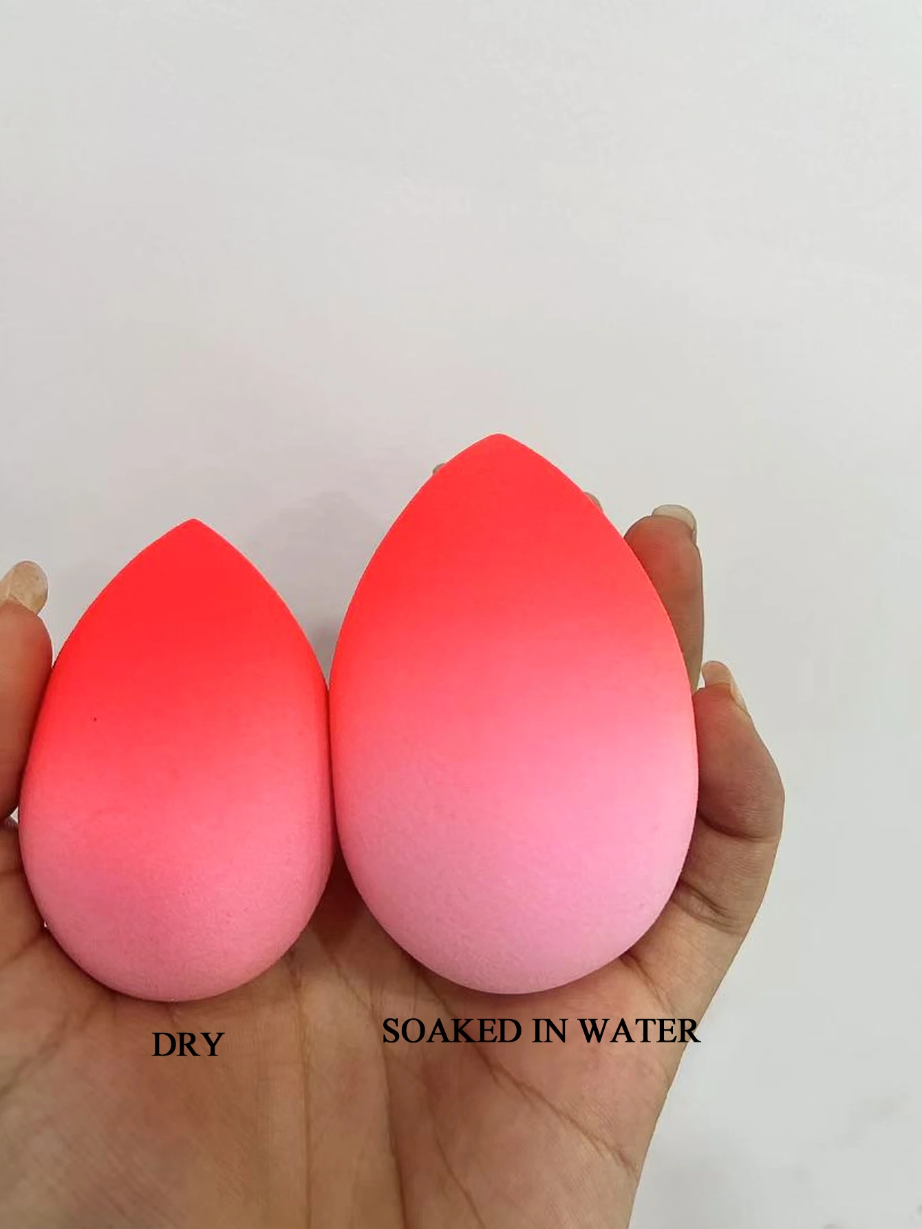 5 عبوات من إسفنجات مكياج أومبير، خلاط إسفنجي للتجميل - خلاط إسفنجي مكياج ناعم للرطب والجاف