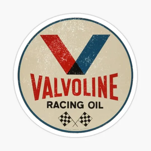 

Valvoline гоночный Знак 5 шт. наклейки на автомобиль наклейки для ноутбука Мультяшные украшения на стену багаж детский мотоцикл