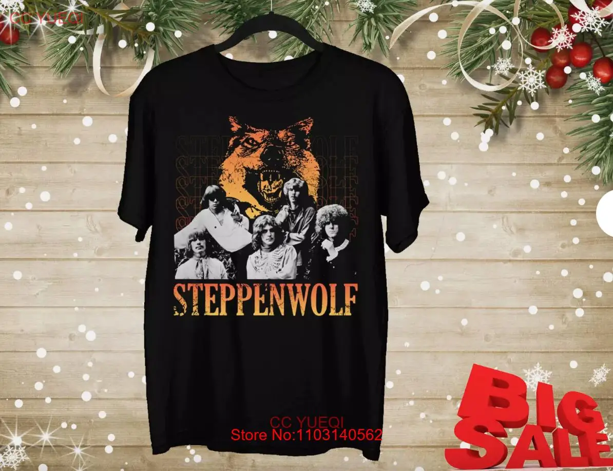 New Steppenwolf Cotton Black Men Women Full Size Shirt