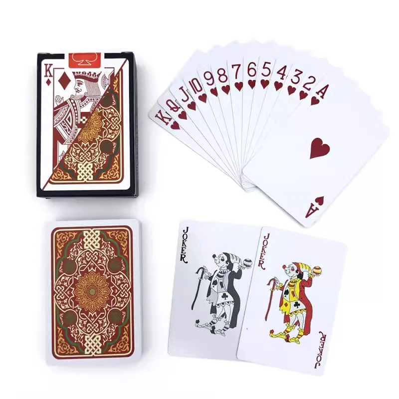 2Set/Lots Top Quality Bridge Baccarat Plastic Playing Cards Waterproof Frosting Poker Set Card Texas Hold'em Board Games 58*88mm