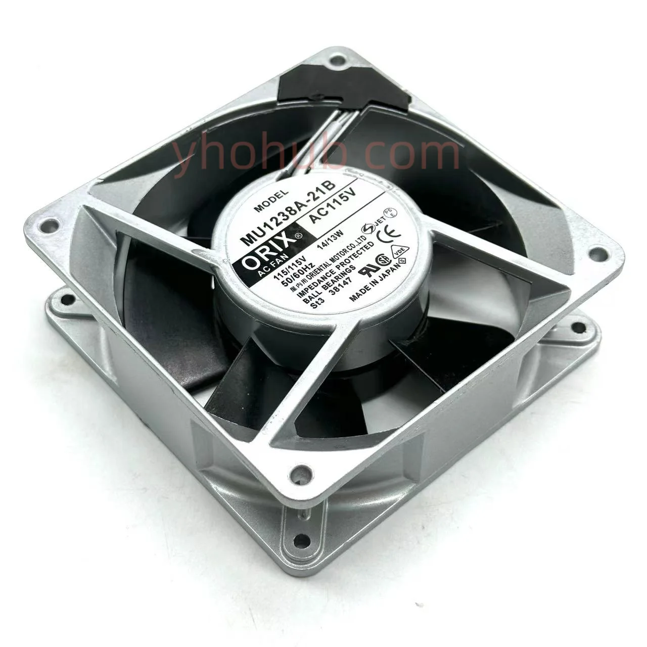 

ORIX MU1238A-21B AC 115V 14W 2-piece 120x120x25mm Server Cooling Fan