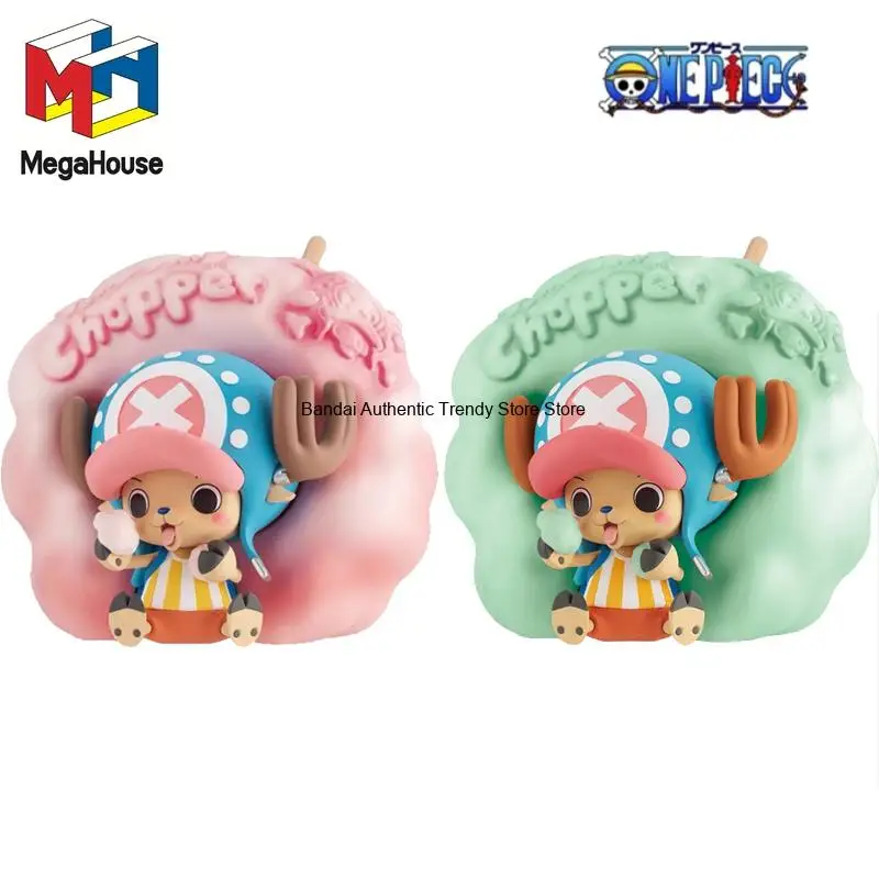 MegaHouse POP Original One Piece Personaje Hucha Tony Tony Chopper Versión Caramelo de Menta Figuras de Acción de Anime, Juguetes, Regalo para Niños, Modelo